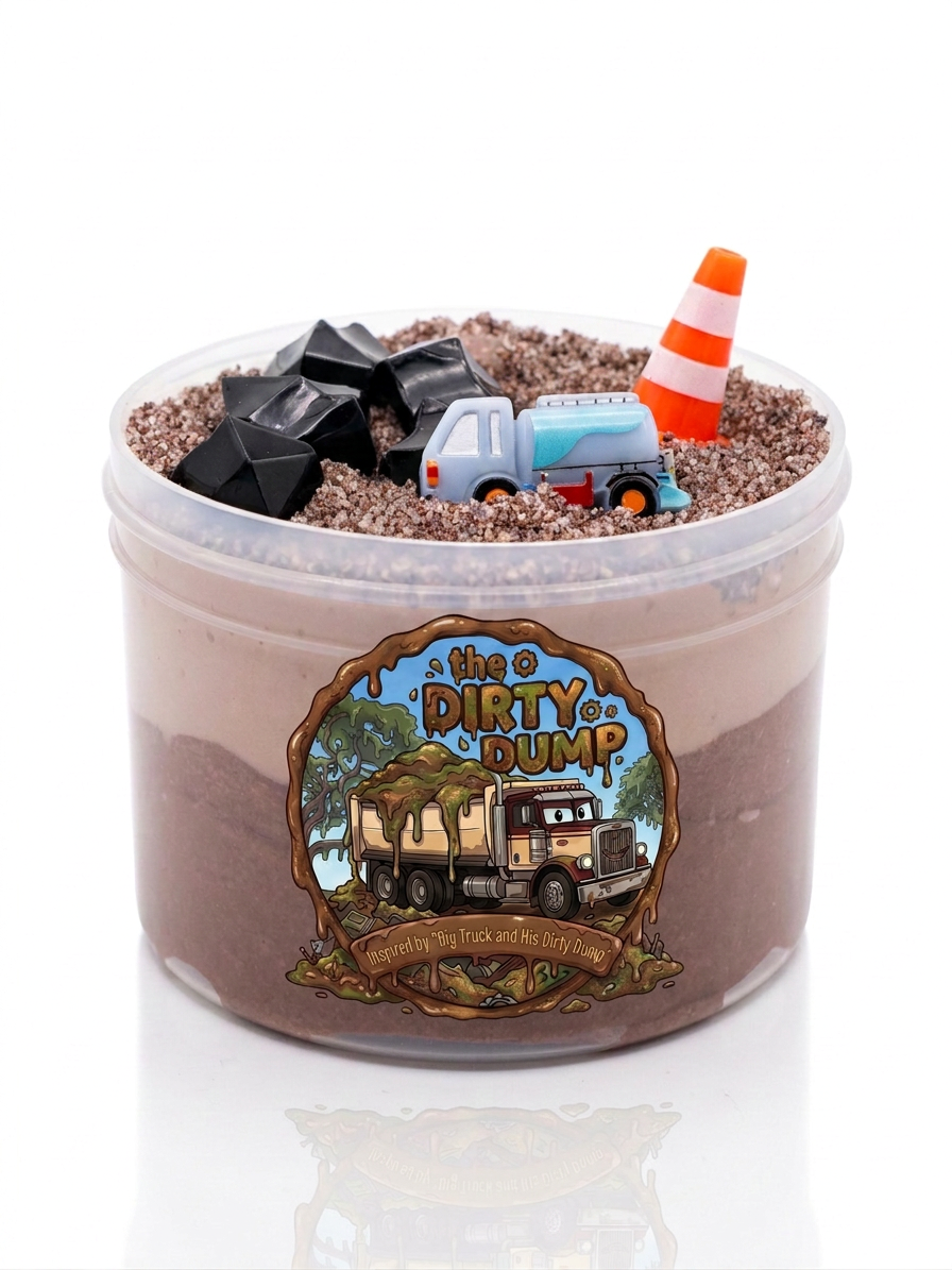 “Big Truck and His Dirty Dump” Book & Slime Bundle